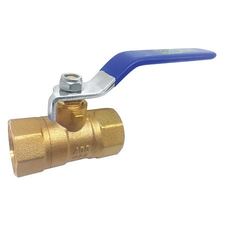 GRAINGER GLOBAL SOURCING 32J031 BRASS BALL VALVE INLINE FNPT 1 IN