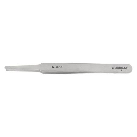 EXCELTA 2A-SA-SE TWEEZER FLAT 4-3/4 IN L SS