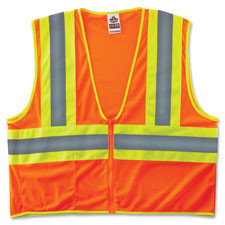 ERGODYNE 21303 ERGODYNE  TWO-TONE VEST, CLS-2, S/M, ORA