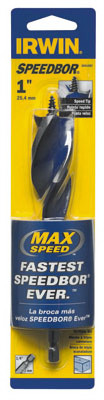 IRWIN 3041007 1" X 6" TRI FLUTE DRL BIT SPEEDBOR MAX