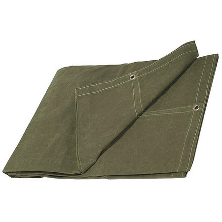 GRAINGER GLOBAL SOURCING 3ZRW2 TARPAULIN CANVAS CUT SIZE 6X8FT