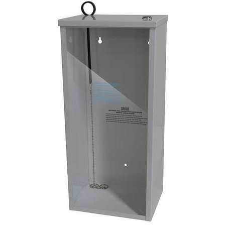 GRAINGER GLOBAL SOURCING 3ZV12 FIRE EXTINGUISHER CABINET 20 LB WHITE