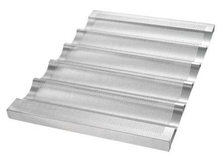 CHICAGO METALLIC 45505 BAGUETTE/FRENCH BREAD PAN 5 MOULDS