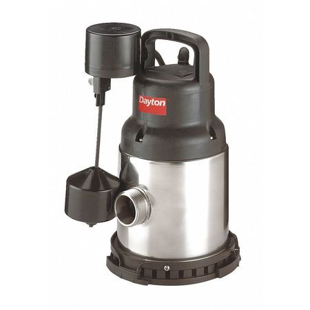 DAYTON 3YU73 SUMP PUMP 1/2 HP 1-1/4 NPT 10 FT.