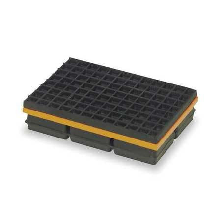 MASON 2LVP3 VIBRATION ISOLATION PAD,6X6X1 1/4 IN