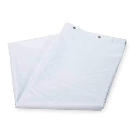 GRAINGER GLOBAL SOURCING 4EEY1 SHOWER CURTAIN VINYL WHITE 72X42