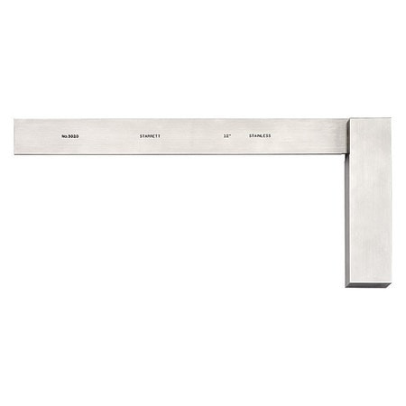 STARRETT 3020-12 SQUARE- STAINLESS- 12" BLADE - ALT NUMBE