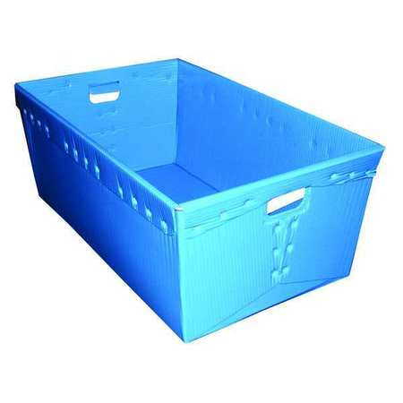 DIVERSI-PLAST 39812 D5774 NESTABLE TOTE 18 IN L BLUE PK6