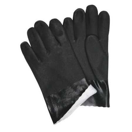 MCR SAFETY 6521SJ BLACK, DOUBLE DIP, SANDY, 10