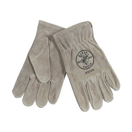 KLEIN TOOLS 40003 COWHIDE DRIVER'S GLOVES, SMALL