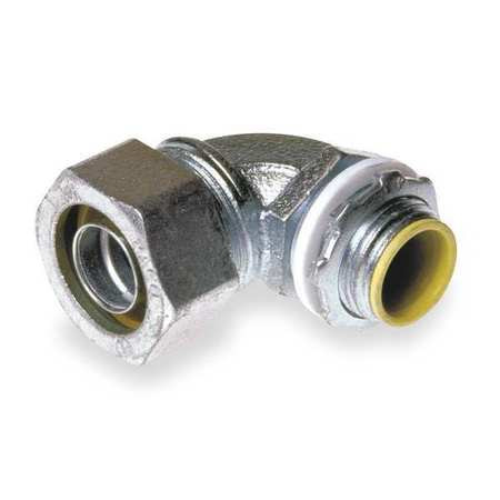 RACO 3552 INSULATED CONNECTOR 3 IN. 90 DEG