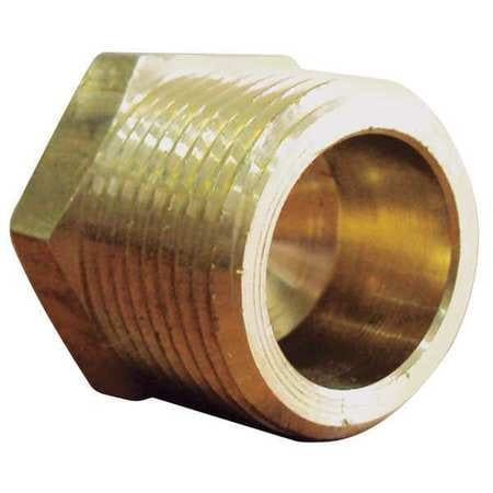 GRAINGER GLOBAL SOURCING 6AZA8 HEX HEAD PLUG BRASS 1/2 IN PK10