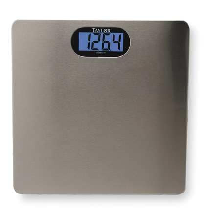 TAYLOR BRANDS 74074102 LCD BATH SCALE, 180KG/400 LB. CAP., 0.09