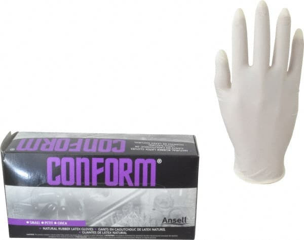 ANSELL 69-210-S 516704 SM DISPOSABLE-NATLATEX 100 GLVS/B