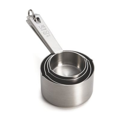 TABLECRAFT PRODUCTS COMPANY 725 CUP MEASURING 4 PC SET SS