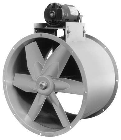 DAYTON 7J341 STEEL 27"DIA 18"L 37.25"H TUBEAXIAL FAN