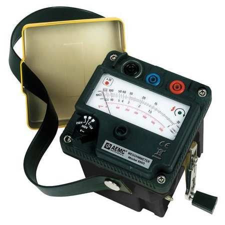 AEMC 6503 HAND CRANKED MEGOHMMETER,1000VDC
