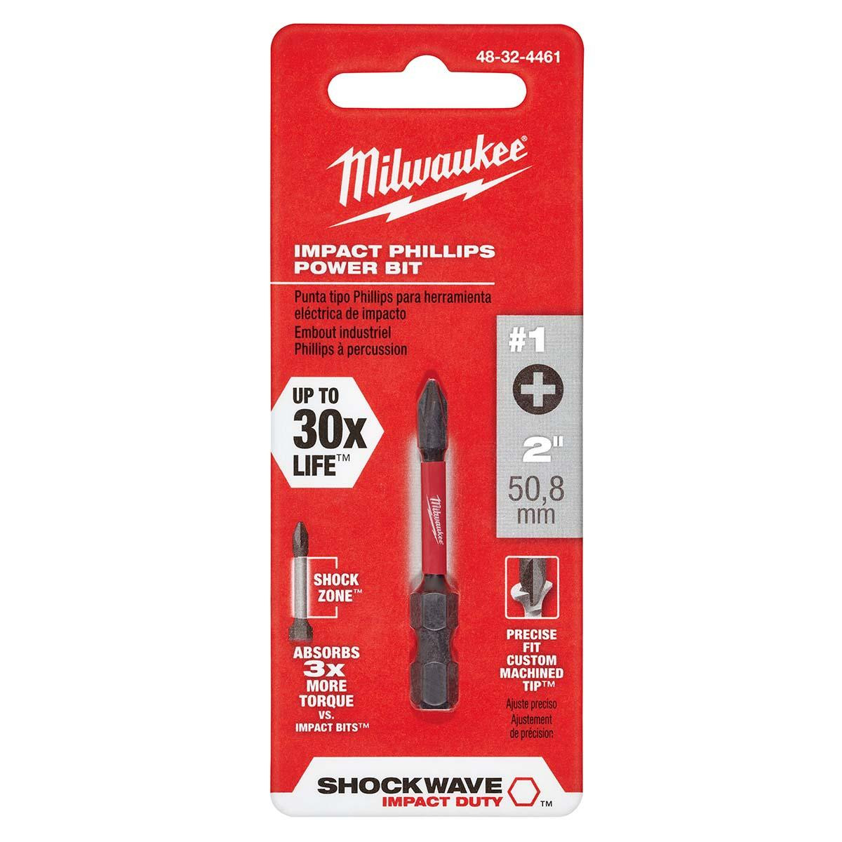 MILWAUKEE ELECTRIC TOOLS 48-32-4461 POWER BIT 2IN