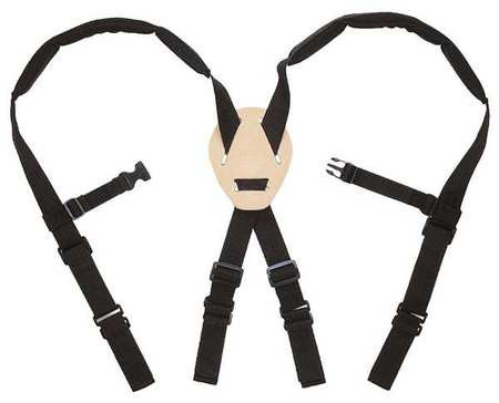 CLC CUSTOM LEATHER CRAFT 5122 SUSPENDERS BLACK PADDED HD