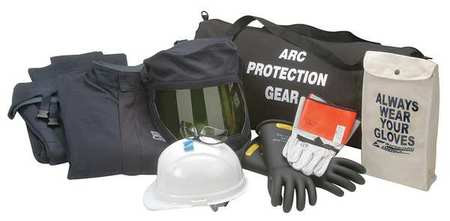 CHICAGO PROTECTIVE APPAREL AG-43-4XL ARC FLASH JACKET AND BIB KIT NAVY 4XL