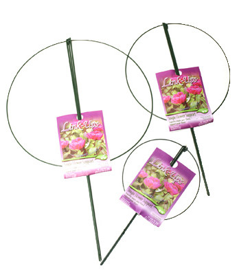 LUSTER LEAF PRODUCTS, 977 FLOWER SUPPORT, GREEN, 24 X 14-IN.