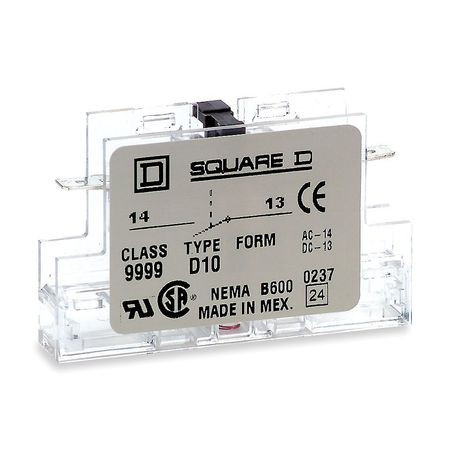 SQUARE D 9999D01 AUXILIARY CONTACT 1 NC