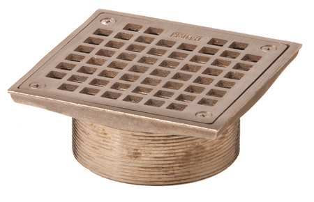 JR SMITH B06NB FLOOR DRAIN STRAINER SQUARE 6IN
