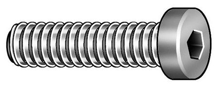 GRAINGER GLOBAL SOURCING 6EA42 SHCS LOW M3-0.50X12MM 8.8 STEEL PK100