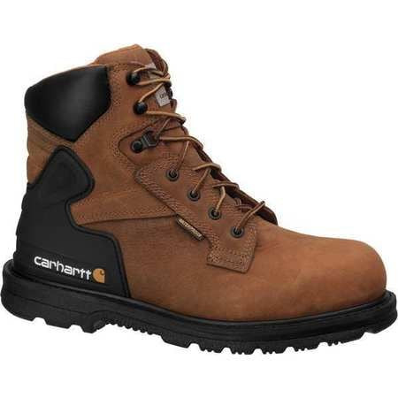 CARHARTT CMW6220 95M G2228 6 WORK BOOT 9-1/2 M BROWN STEEL PR
