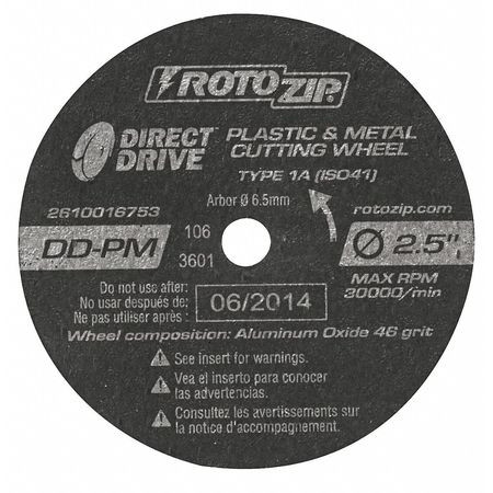 ROTO ZIP DD-PM5 ACCESSORIESCUT-OFFWHEEL:USEWITHROTARYTOO