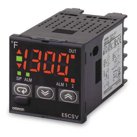 OMRON E5CSVQ1TF AC100-240 1/16 DIN TEMP CONTROLLER ON/OFF OR PID