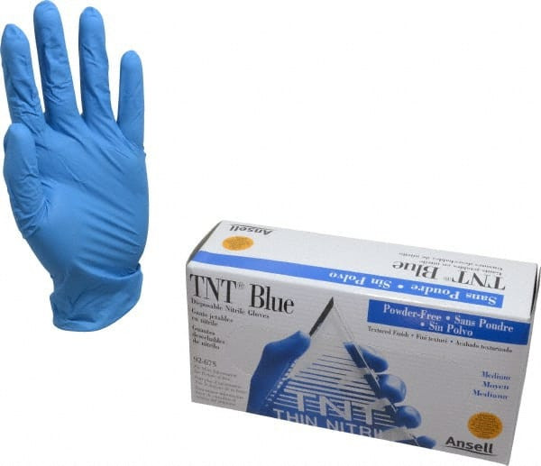 ANSELL 92-675-M 565717 MED TNT BLU-DISPOSABLE NITRILE-10