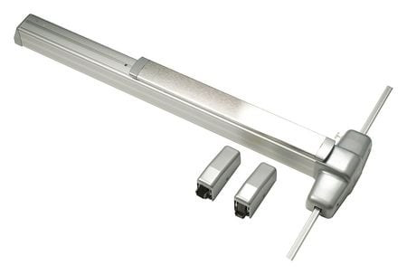 VON DUPRIN 9927EO 3 US28 GRADE 1 SURFACE VERTICAL ROD EXIT BAR, W