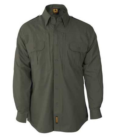 PROPPER F531250330XXL2 TACTICAL SHIRT,OLIVE,SIZE 2XL REG
