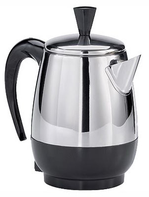 APPLICA CONSUMER PROD FCP240 2 - 4-CUP STAINLESS STEEL PERCOLATOR