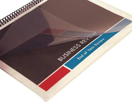SIRCLE CCS-05-SQ BINDING COVERS PLASTIC CLEAR PK100