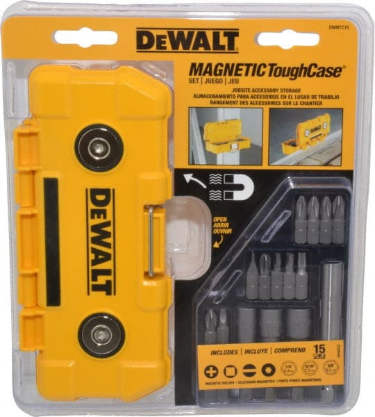 DEWALT TOOLS DWMTC15 15PC MAGNETIC TOUGH CASE