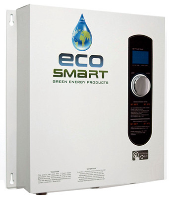 ECOSMART GREEN ENERGY PRODUCTS ECO 27 TANKLESS WATER HEATER, ELECTRIC, 27-KW
