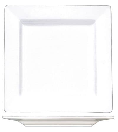 ITI EL-9 PLATE 9-1/8X9-1/8 BRIGHT WHITE PK12