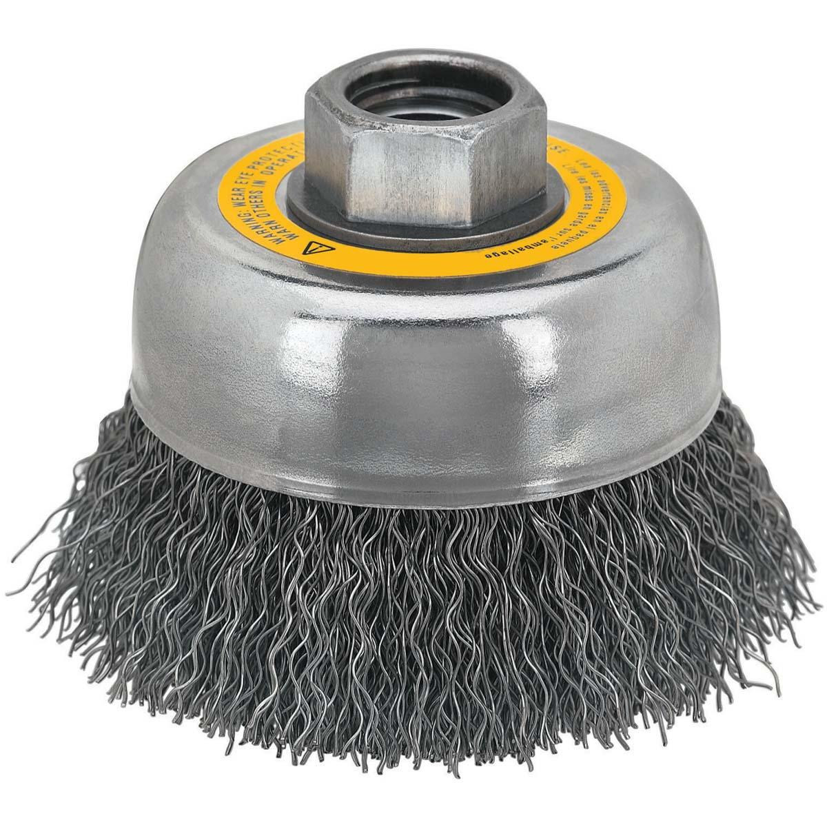 DEWALT TOOLS DW4922 5IN CRIMP CUP BRUSH/CARBON STEEL 5/8-11