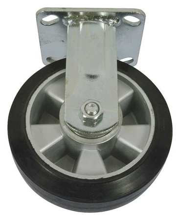 DAYTON MH13X46302G MOLD-ON RUBBER,RIGID CASTER,6 IN