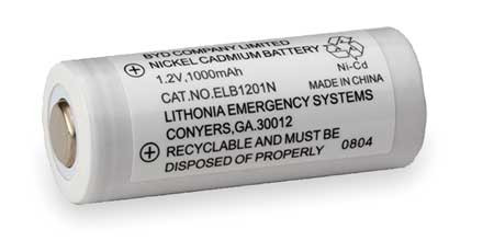 ACUITY BRANDS ELB 1201N BATTERY NICKEL CADMIUM 1.2V 1A/HR.