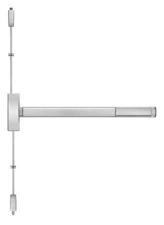 PRECISION FL2203 630 3X7 VERTICAL ROD EXIT ONLY EXIT DEVICE