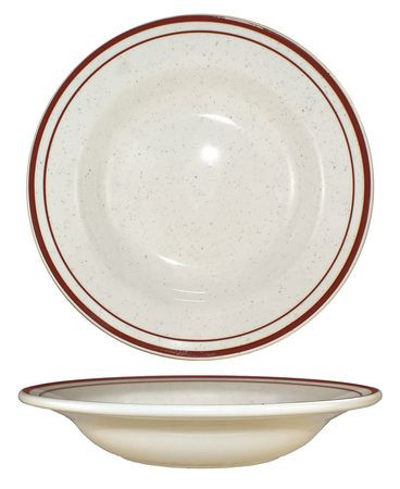 ITI GR-3 SOUP BOWL 12 OZ BROWN SPECKLE PK24