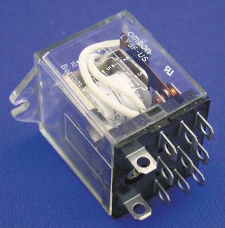 OMRON LY3F-AC24 H8104 RELAY 11PIN 3PDT 10A 24VAC