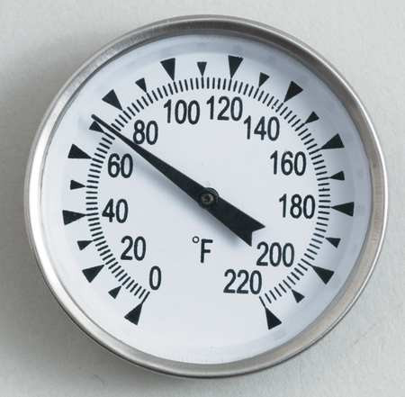 GENERAL PT2008G220 BIMETAL THERMOM 2 IN DIAL 0 TO 220F