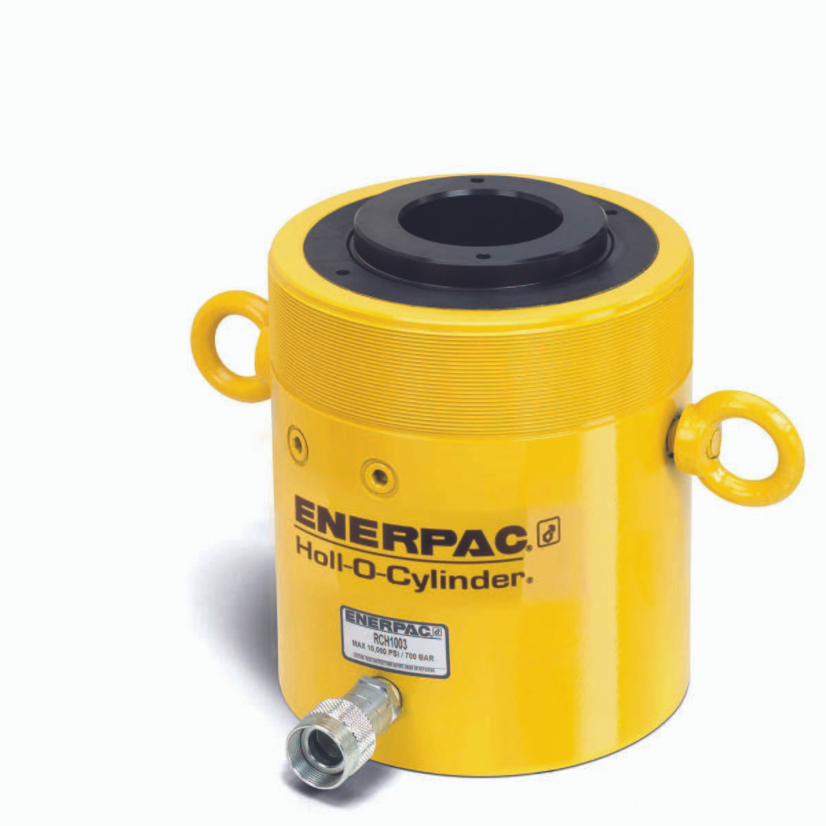 ENERPAC RCH1003 HOLLOW HYDRAULIC RAM 3 STROKE 100 TON