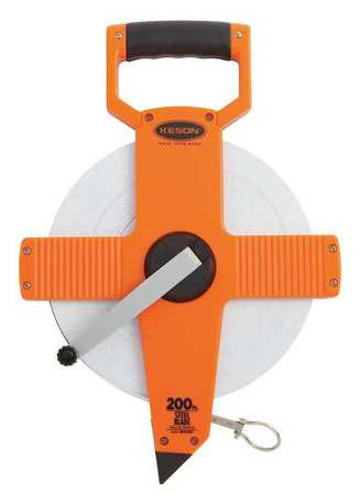 KESON INDUSTRIES NR10-200 LONG TAPE MEASURE 3/8 IN X 200 FT GRAY