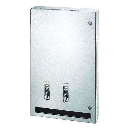 BRADLEY FIXTURES CORP. 407-114500 NAPKIN/TAMPON VENDOR,SURF-MTD,$.25