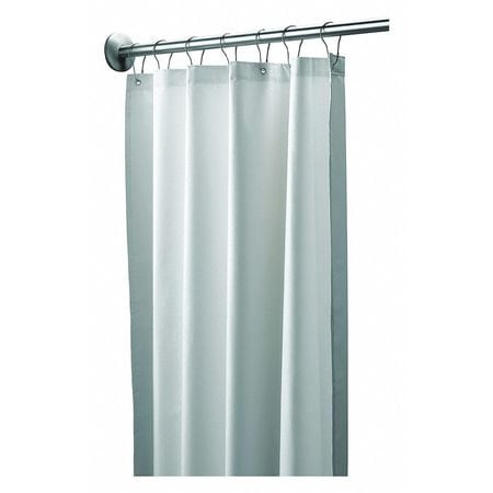 BRADLEY FIXTURES CORP. 9533-367200 SHOWER CURTAIN, VINYL, WHITE